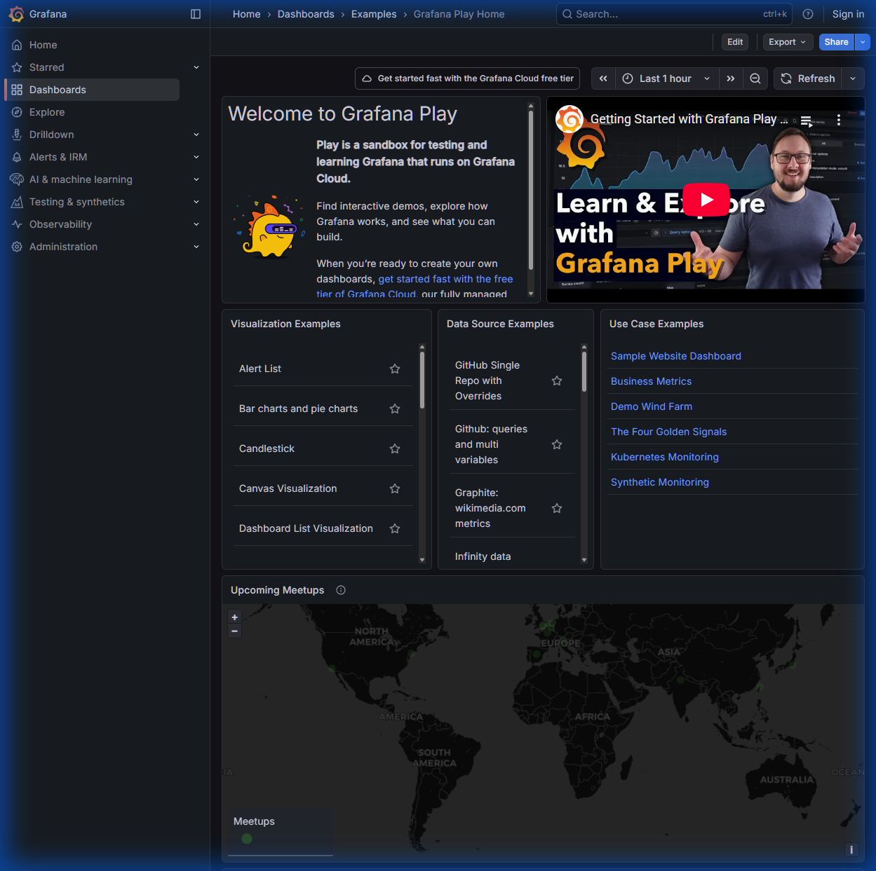 Monitoring Dashboard